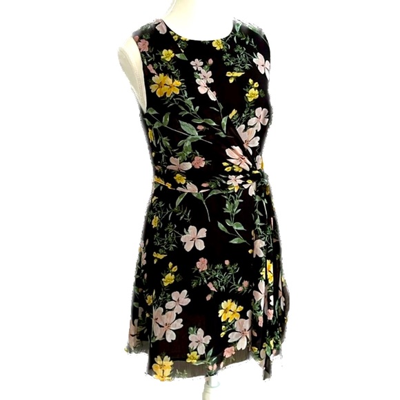 Pretty RW&CO. Floral Mini Dress Size 6 - Picture 4 of 13